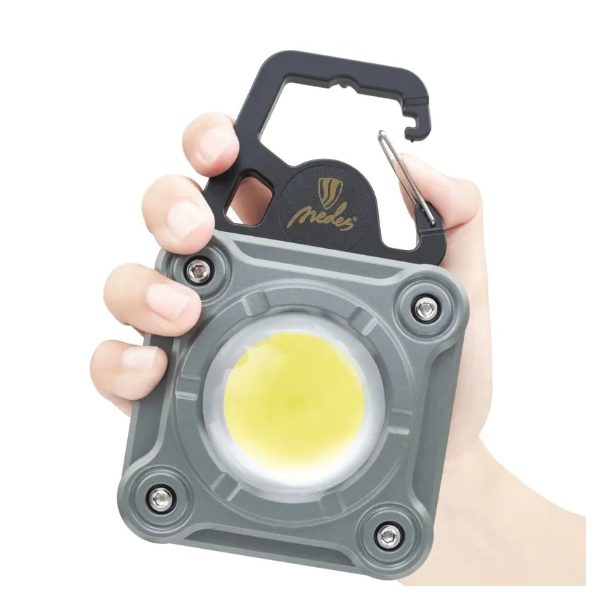 LED Reguliuojama įkraunama darbo lemputė LED/15W/5V IPX4 1000 lm 2000 mAh