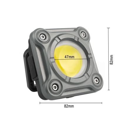 LED Reguliuojama įkraunama darbo lemputė LED/15W/5V IPX4 1000 lm 2000 mAh