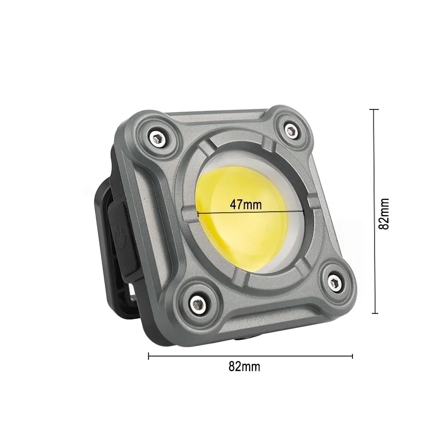 LED Reguliuojama įkraunama darbo lemputė LED/15W/5V IPX4 1000 lm 2000 mAh
