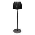 LED Reguliuojama įkraunama jutiklinė stalinė lempa LED/2,7W/5V 3000/4000/6000K 1800 mAh juoda