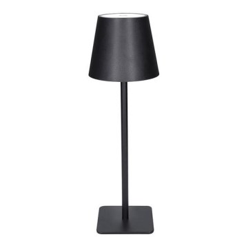 LED reguliuojama įkraunama jutiklinė stalo lempa LUCCA LED/3,7V 3000/4000/6500K 2000 mAh juoda