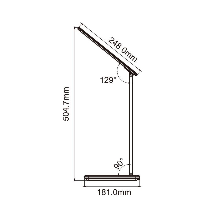 LED Reguliuojama jutiklinė lempa su belaidžiu įkrovimu JOY LED/6W/230V + USB baltas