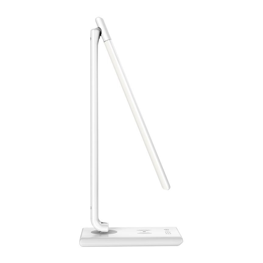 LED Reguliuojama jutiklinė stalinė lempa su belaidžiu įkrovimu MEGGIE LED/8W/230V + USB