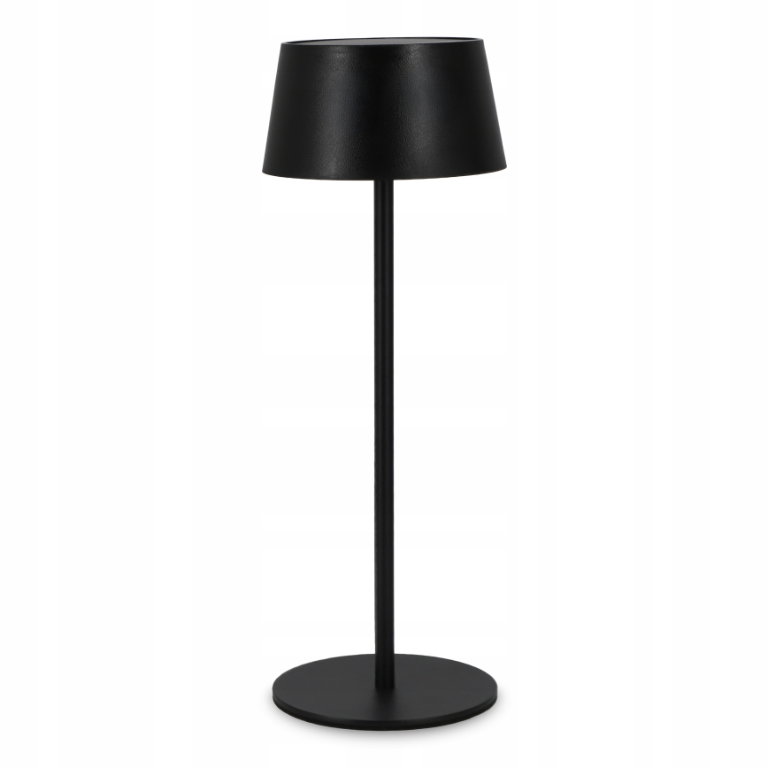 LED reguliuojama jutiklinė saulės lempa LED/3W/5V USB 1800 mAh IP44 juoda