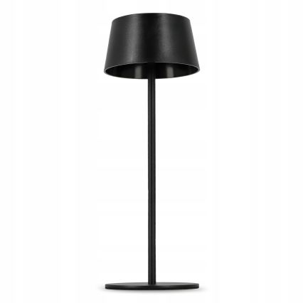 LED reguliuojama jutiklinė saulės lempa LED/3W/5V USB 1800 mAh IP44 juoda