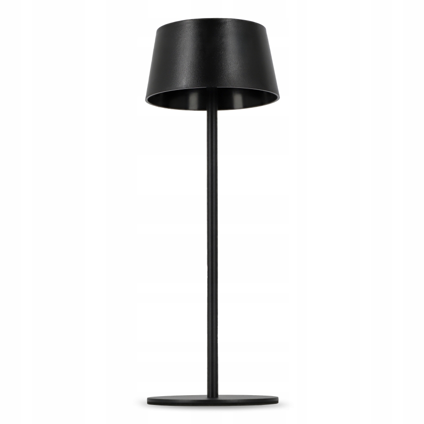 LED reguliuojama jutiklinė saulės lempa LED/3W/5V USB 1800 mAh IP44 juoda