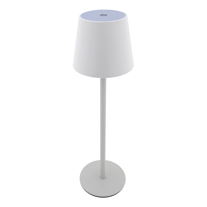 LED reguliuojama jutiklinė stalinė lempa LED/5W/5V USB 1200 mAh balta