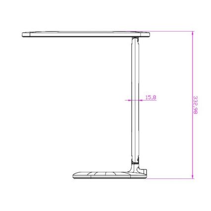 LED Reguliuojama jutiklinė stalinė lempa NAOMI LED/5W/230V 3000-6500K