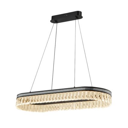Dimeriuojama LED krištolinė liustra ant troselio THALIA LED/50W/230V 3000-6000K + nuotolinis valdymas
