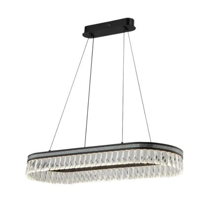 Dimeriuojama LED krištolinė liustra ant troselio THALIA LED/50W/230V 3000-6000K + nuotolinis valdymas