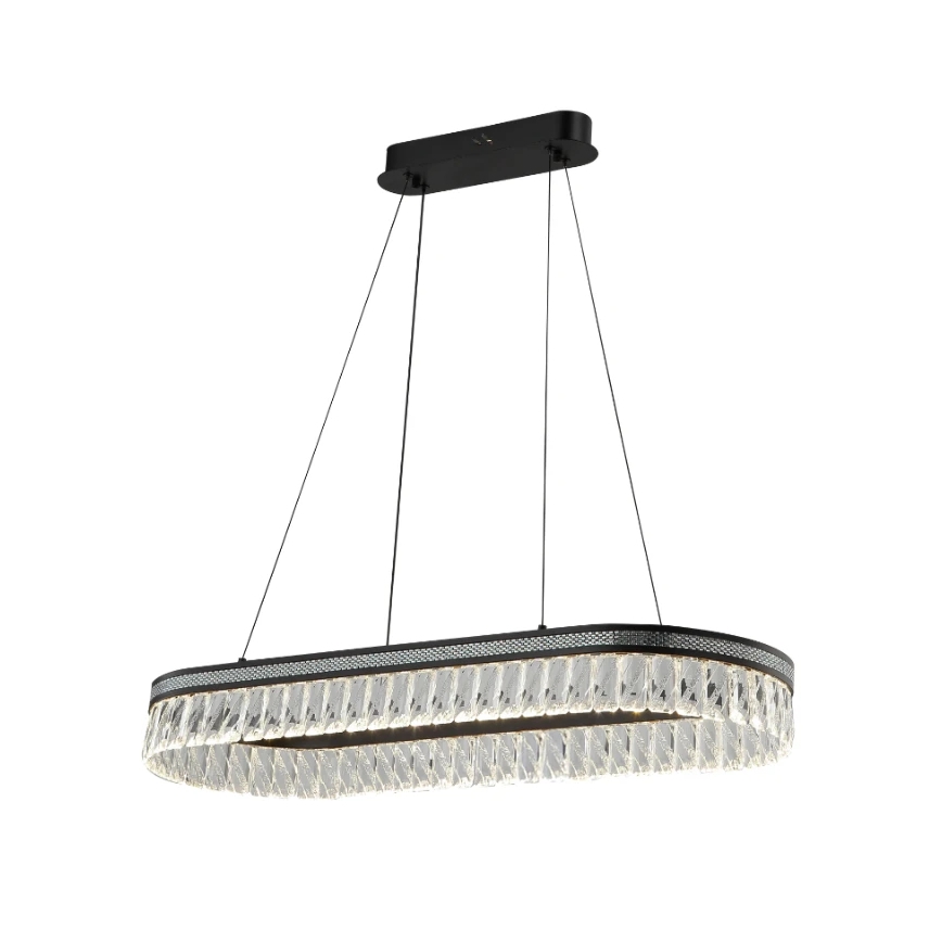 Dimeriuojama LED krištolinė liustra ant troselio THALIA LED/50W/230V 3000-6000K + nuotolinis valdymas