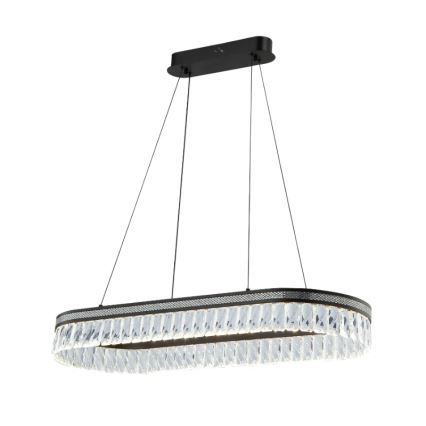 Dimeriuojama LED krištolinė liustra ant troselio THALIA LED/50W/230V 3000-6000K + nuotolinis valdymas