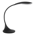 LED reguliuojama lanksčioji stalinė lempa FRANCO LED/6,8W/230V juoda
