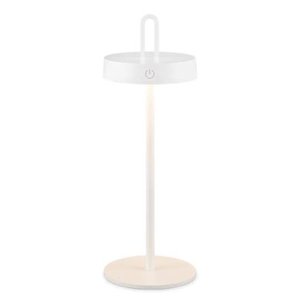 LED Reguliuojama lauko įkraunama jutiklinė stalinė lempa SHINE LED/1,5W/3,7V 3000 mAh IP44 balta