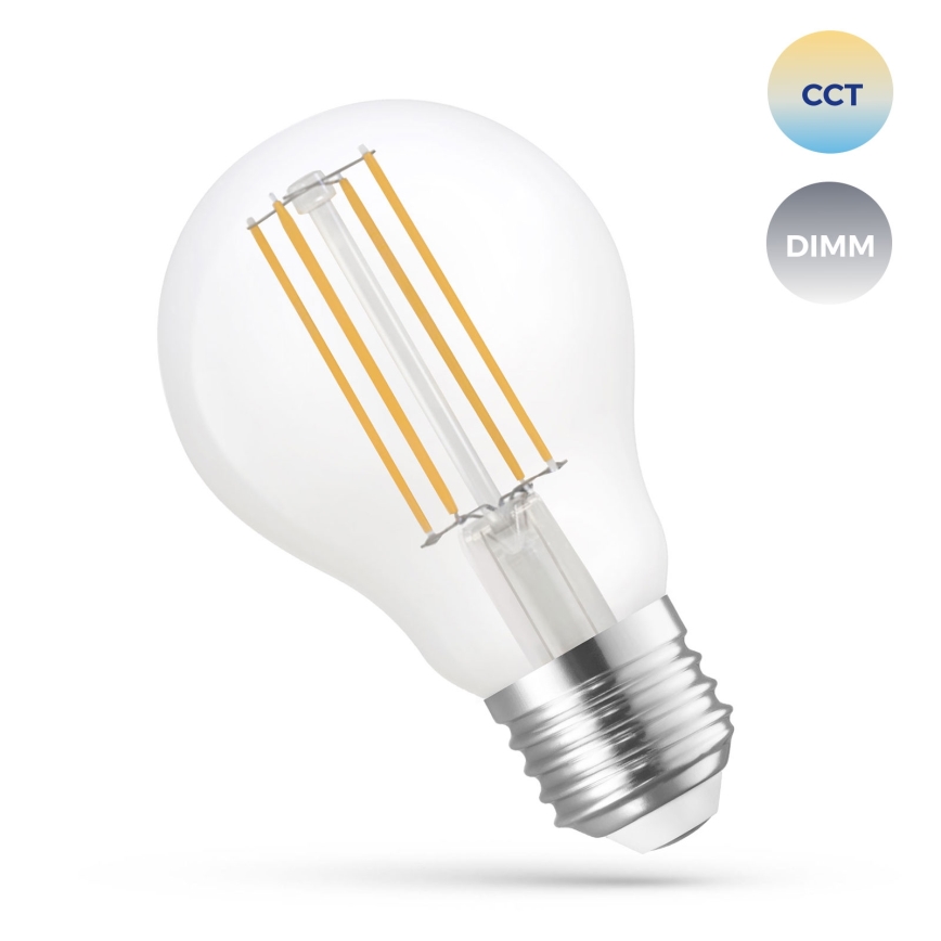 LED Reguliuojama lemputė A60 E27/5W/230V 2700-6500K Wi-Fi Tuya