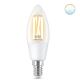 LED Reguliuojama lemputė FILAMENT C35 E14/4,9W/230V 2700-6500K CRI 90 Wi-Fi - WiZ