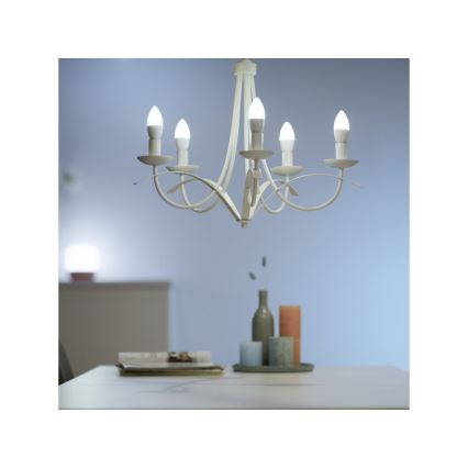 LED Reguliuojama lemputė C37 E14/4,9W/230V 2700-6500K CRI 90 Wi-Fi - WiZ