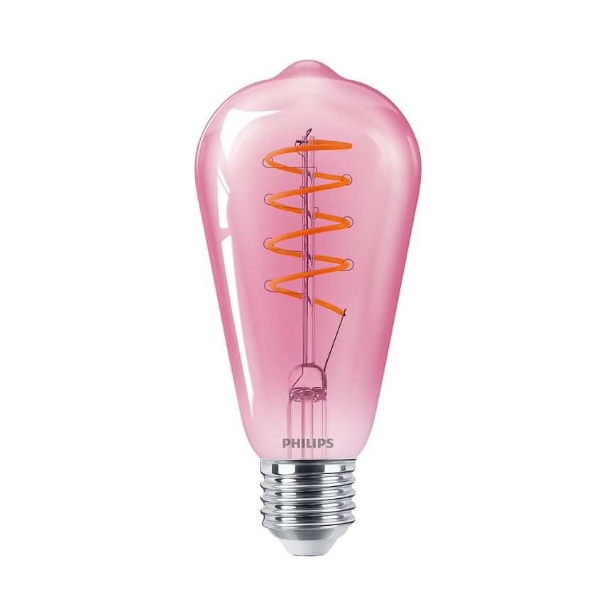 LED Reguliuojama lemputė DECO Philips ST64 E27/4,5W/230V 1800K