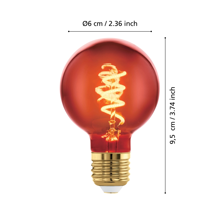 LED Reguliuojama lemputė E27/4W/230V 2000K - Eglo 110198