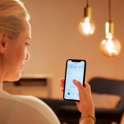 LED Reguliuojama lemputė FILAMENT G125 E27/7W/230V 2700-6500K CRI 90 Wi-Fi - WiZ