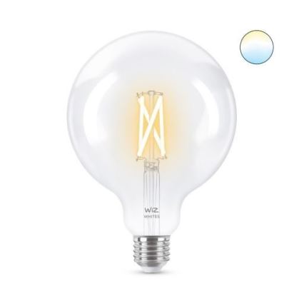 LED Reguliuojama lemputė FILAMENT G125 E27/7W/230V 2700-6500K CRI 90 Wi-Fi - WiZ