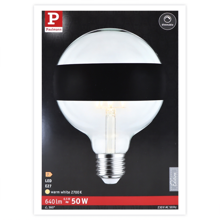 LED Reguliuojama lemputė GLOBE E27/6,5W/230V 2700K - Paulmann 28682