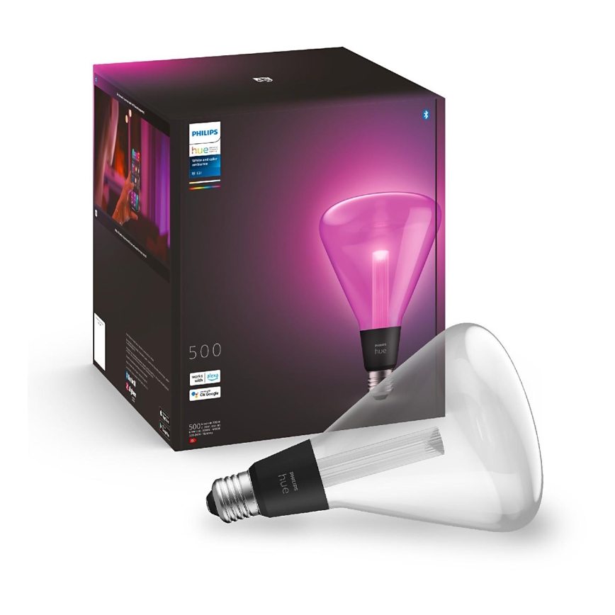 LED Reguliuojama lemputė Philips Baltas atspalvis ir spalvų atmosfera E27/6,5W/230V 2000-6500K