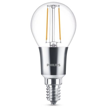 LED Reguliuojama lemputė Philips E14/3W/230V 2700K