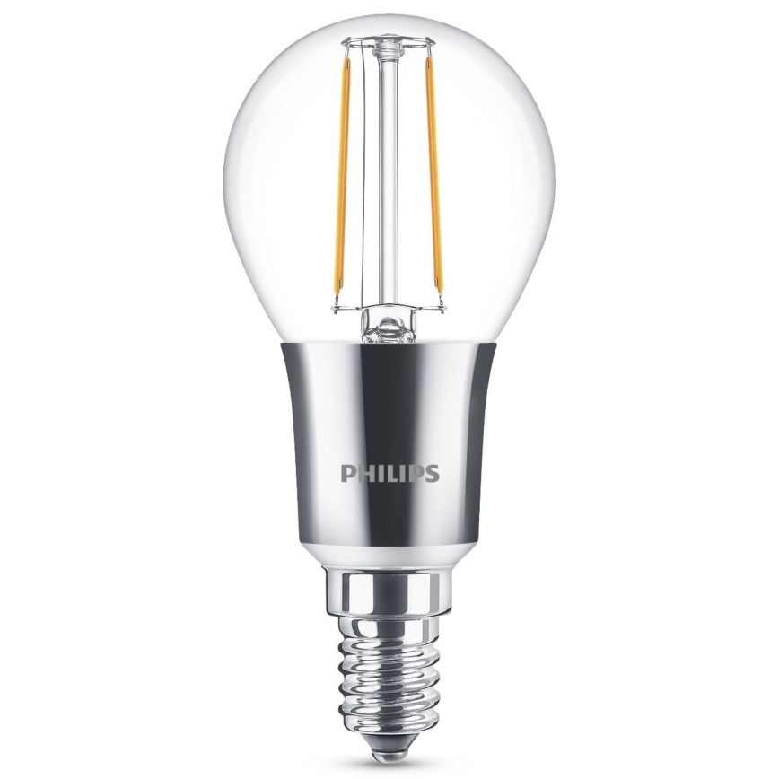 LED Reguliuojama lemputė Philips E14/3W/230V 2700K