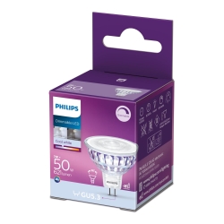 LED Reguliuojama lemputė Philips GU5,3/7W/12V 4000K