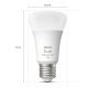 LED Reguliuojama lemputė Philips Hue White And Color Ambiance A60 E27/9W/230V 2000-6500K