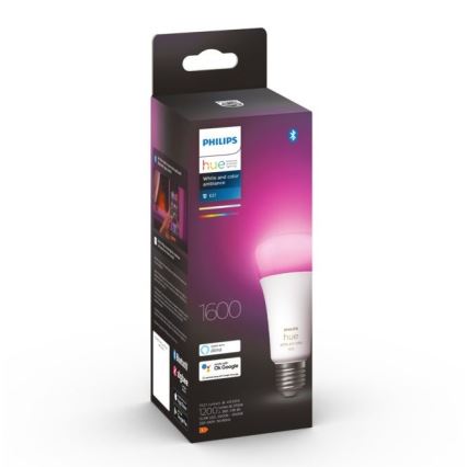 LED Reguliuojama lemputė Philips Hue White And Color Ambiance A67 E27/13,5W/230V 2000-6500K