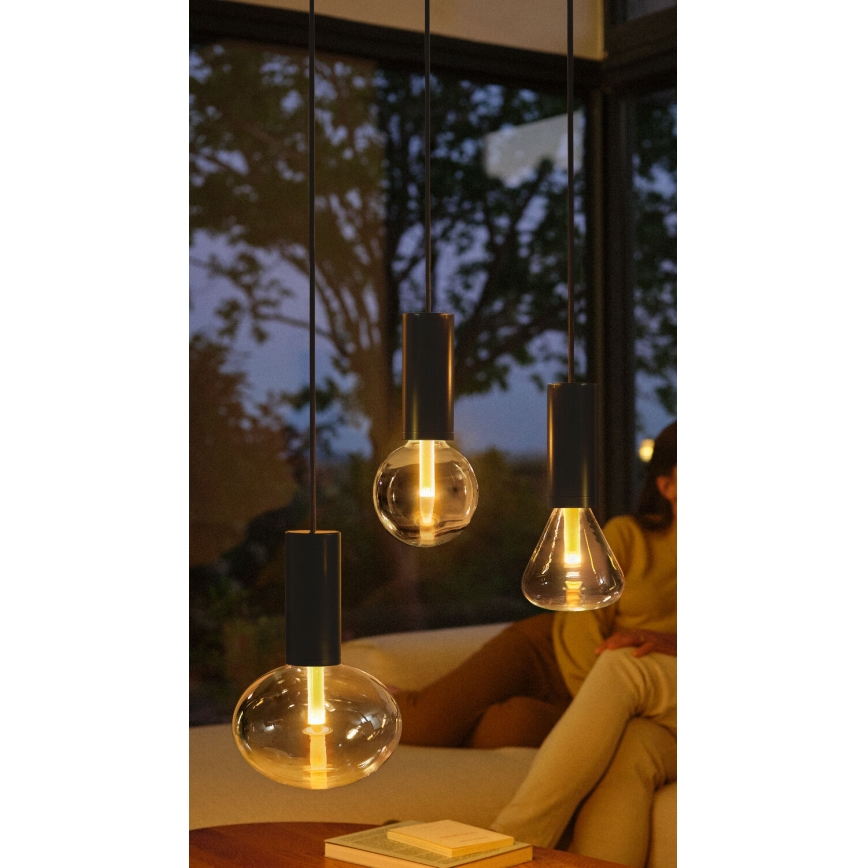 LED Reguliuojama lemputė Philips Baltas atspalvis ir spalvų atmosfera E27/6,5W/230V 2000-6500K