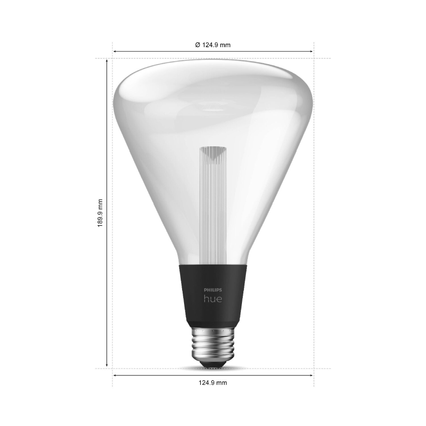 LED Reguliuojama lemputė Philips Baltas atspalvis ir spalvų atmosfera E27/6,5W/230V 2000-6500K