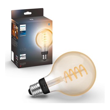 LED Reguliuojama lemputė Philips Hue WHITE AMBIANCE G93 E27/7W/230V 2200-4500K