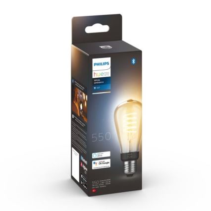 LED Reguliuojama lemputė Philips Hue WHITE AMBIANCE ST64 E27/7W/230V 2200-4500K