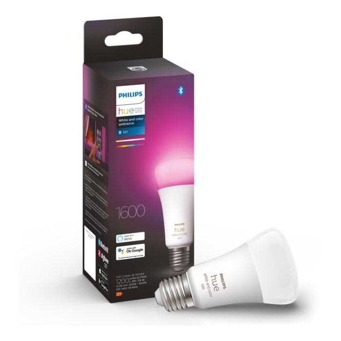 LED Reguliuojama lemputė Philips Hue White And Color Ambiance A67 E27/13,5W/230V 2000-6500K