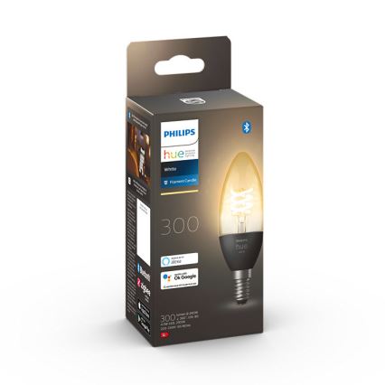 LED Reguliuojama lemputė Philips Hue WHITE FILAMENT E14/4,5W/230V 2100K