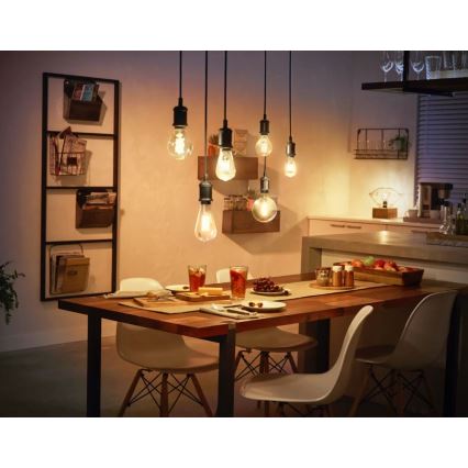 LED Reguliuojama lemputė Philips Hue WHITE FILAMENT ST64 E27/7W/230V 2100K