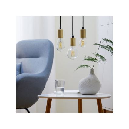 LED Reguliuojama lemputė FILAMENT ST64 E27/6,7W/230V 2700-6500K CRI 90 Wi-Fi - WiZ