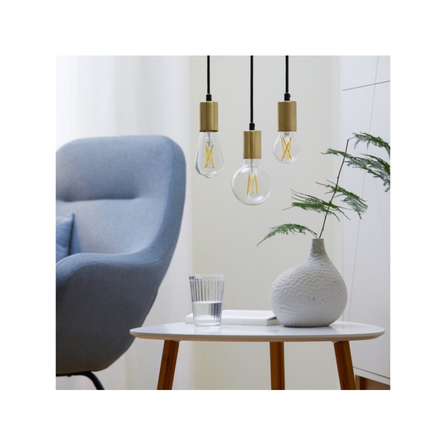 LED Reguliuojama lemputė FILAMENT ST64 E27/6,7W/230V 2700-6500K CRI 90 Wi-Fi - WiZ