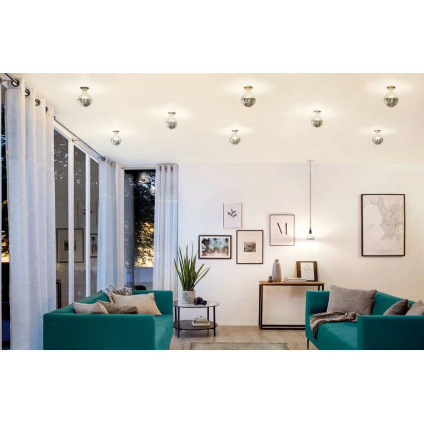 LED reguliuojama lemputė su veidrodiniu gaubtu GLOBE E27/6,5W/230V - Paulmann 28673