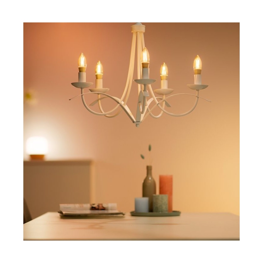 LED Reguliuojama lemputė  VINTAGE FILAMENT C35 E14/4,9W/230V 2000-5000K CRI 90 Wi-Fi - WiZ