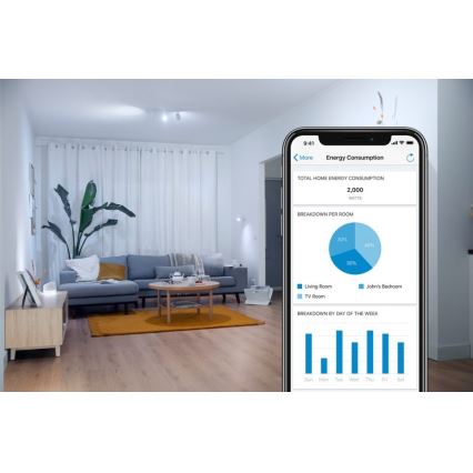 LED Reguliuojama lemputė  VINTAGE FILAMENT C35 E14/4,9W/230V 2000-5000K CRI 90 Wi-Fi - WiZ