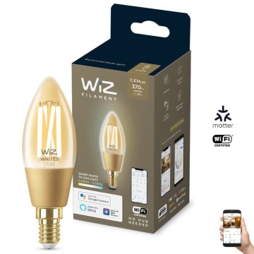 LED Reguliuojama lemputė  VINTAGE FILAMENT C35 E14/4,9W/230V 2000-5000K CRI 90 Wi-Fi - WiZ