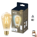 LED Reguliuojama lemputė VINTAGE FILAMENT ST64 E27/7W/230V 2000-5000K CRI 90 Wi-Fi - WiZ