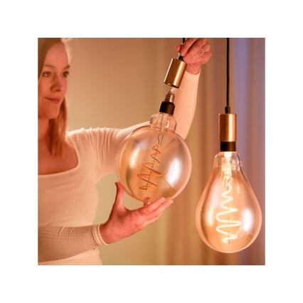 LED Reguliuojama lemputė VINTAGE FILAMENT G200 E27/6W/230V 2000-5000K CRI 90 Wi-Fi - WiZ