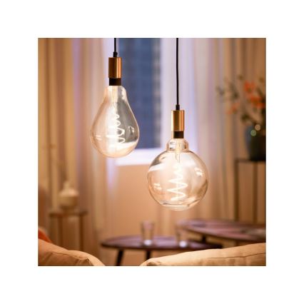 LED Reguliuojama lemputė VINTAGE FILAMENT G200 E27/6W/230V 2000-5000K CRI 90 Wi-Fi - WiZ