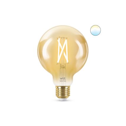 LED Reguliuojama lemputė VINTAGE FILAMENT G95 E27/6,7W/230V 2000-5000K CRI 90 Wi-Fi - WiZ