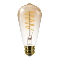 LED Reguliuojama lemputė VINTAGE Philips ST64 E27/4,5W/230V 1800K